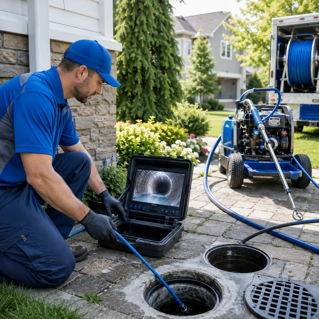 Outdoor drain cleaning professionals serving Lake Junaluska, NC